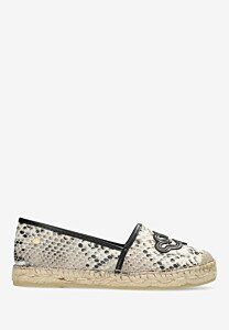 Espadrille Mili Lily Schwarz/Weiß