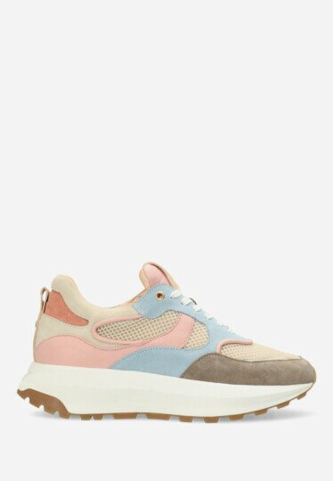 Sneaker Fire Flame Taupe/Sand/Rosa