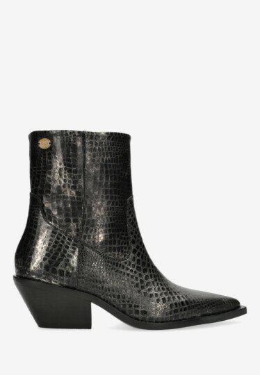 Stiefelette Flor Short Schwarz