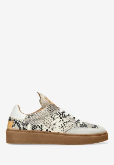 Sneaker Bossa Nuovo Snake Black/White