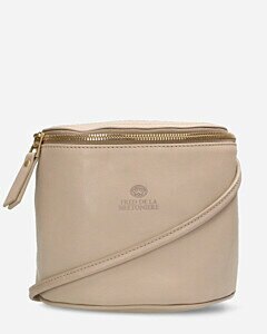 Crossboy bag soft leather taupe