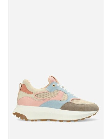 Sneaker Fire Flame Taupe/Sand/Rosa
